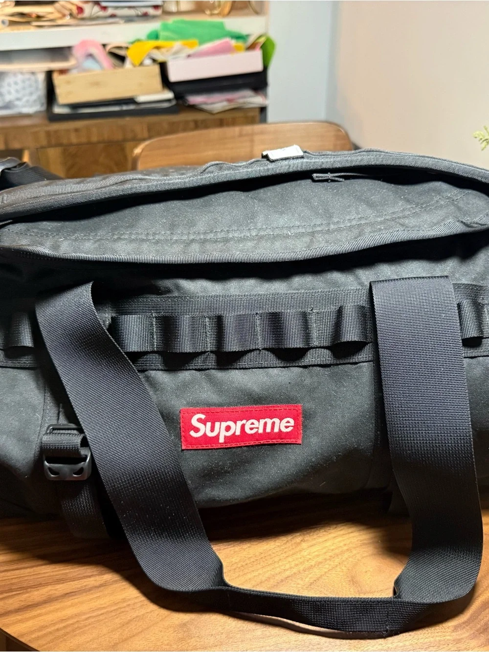 Supreme/North Face - Duffel  - Small - British Millerain Twill - Very Rare